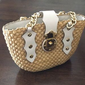 Michael Kors Straw Purse